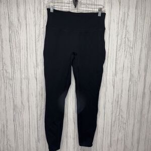 Womens Size M Spanx Black Leggings EUC